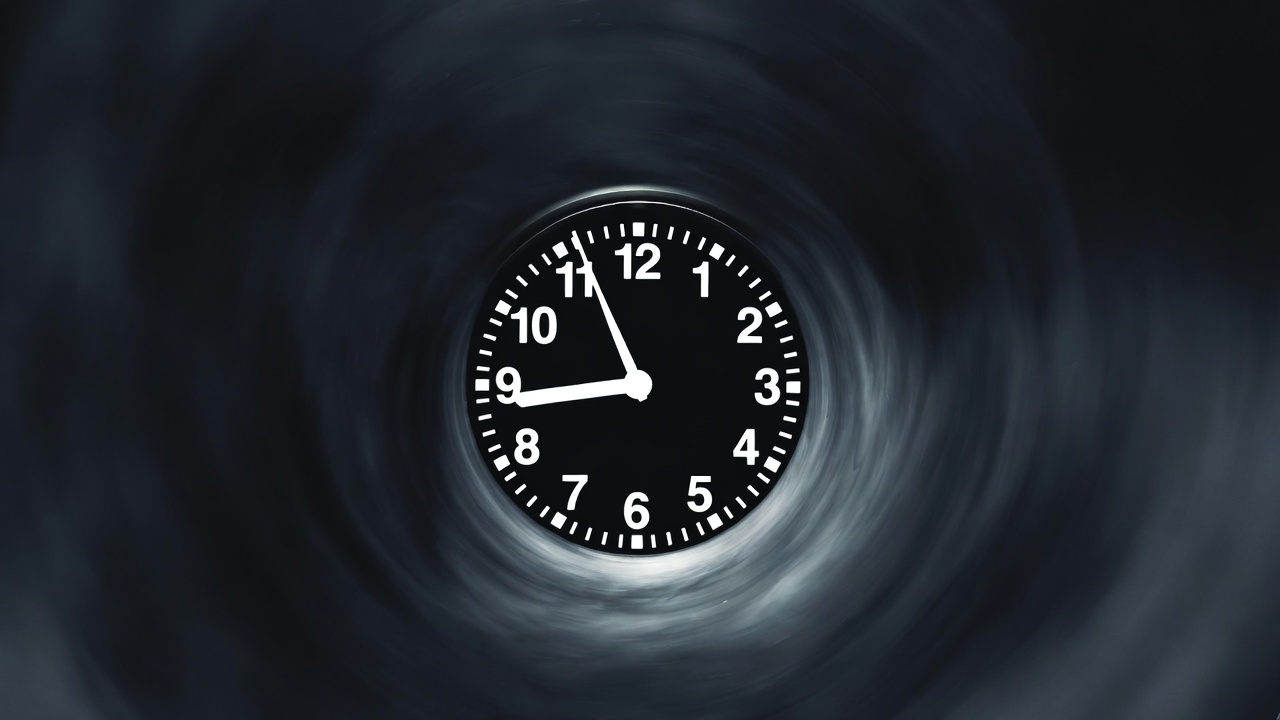 Clock approaching black hole