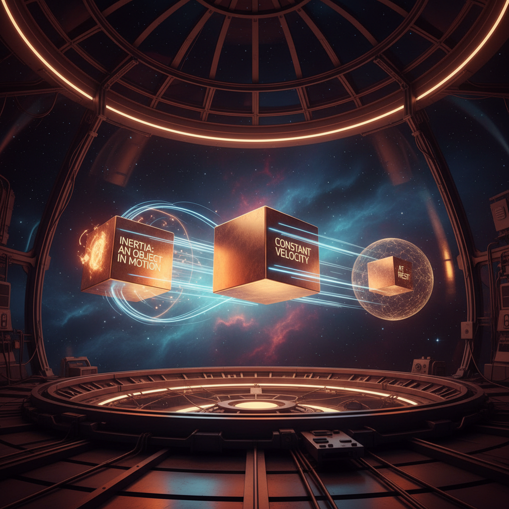 Newton's First Law visualization