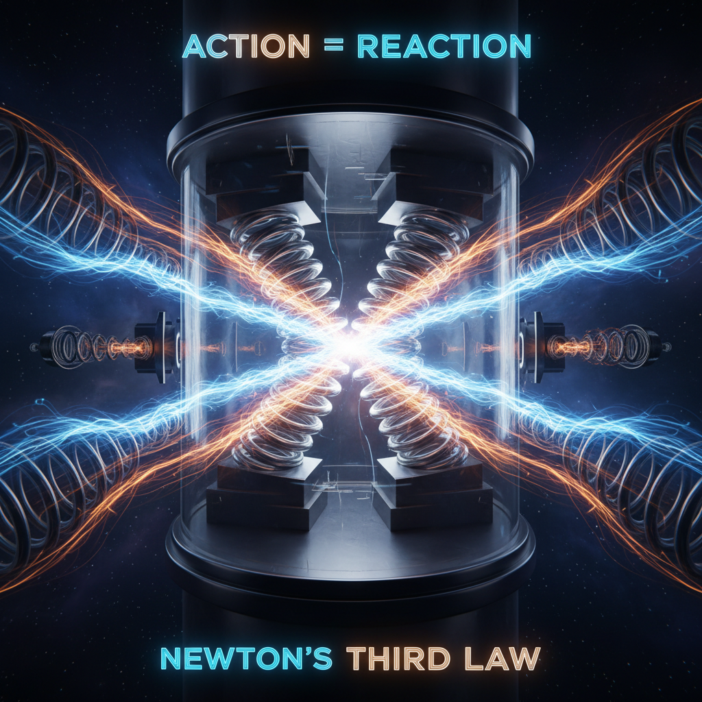 Newton's Third Law visualization