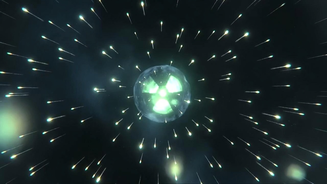 Radioactive decay curve